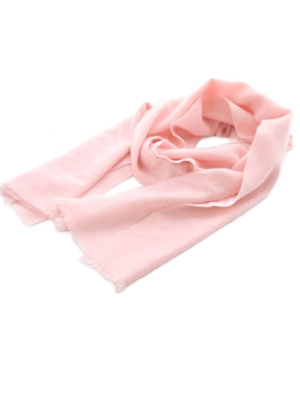 Gucci GG Pattern Jacquard Shawl Scarf Pink